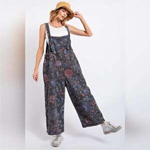 Floral Women's Jumpsuit Overalls